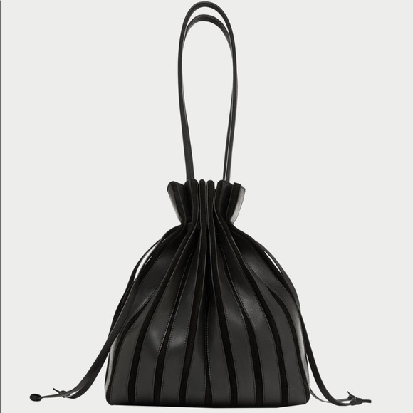 Zara Handbags - Zara Leather Bucket Bag